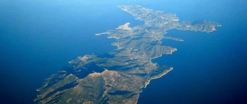 L'Elba vista dall'alto